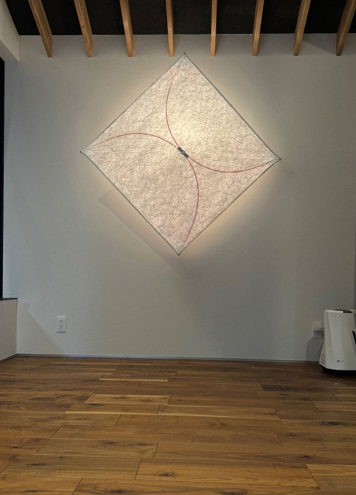 Kite Shaped Paper Wall Lamp