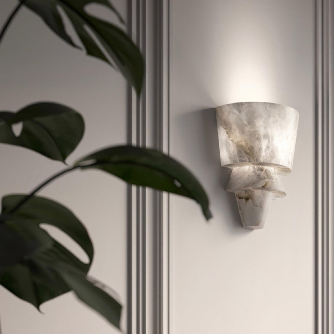 Laboratory Alabaster Wall Light