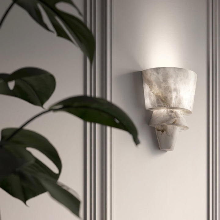 Laboratory Alabaster Wall Light