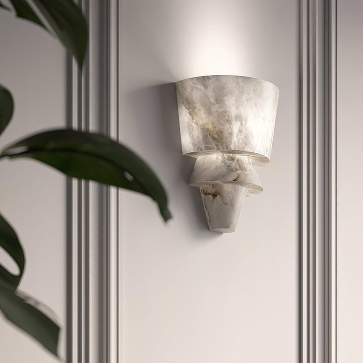 Laboratory Alabaster Wall Light