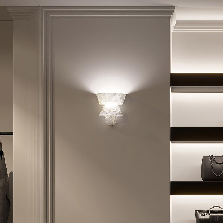 Laboratory Alabaster Wall Light
