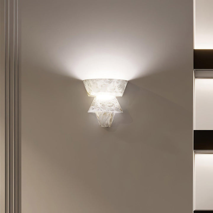 Laboratory Alabaster Wall Light