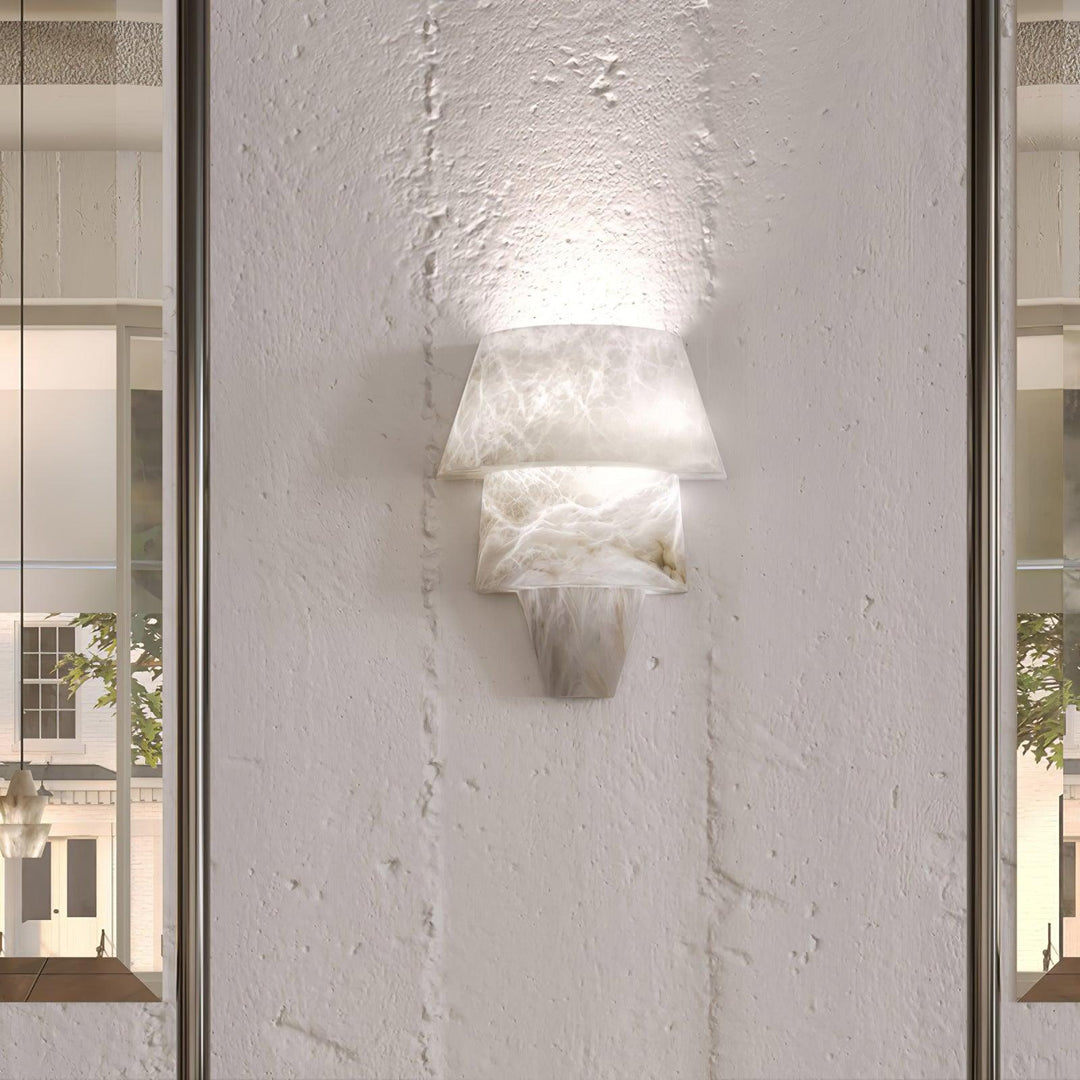 Laboratory Alabaster Wall Light