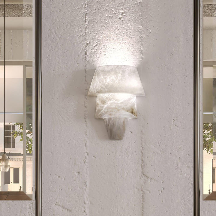 Laboratory Alabaster Wall Light