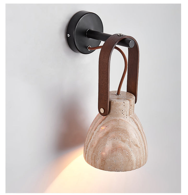 Lanta Arc Stone Sconce