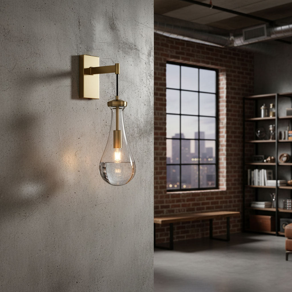 Leontine Glass Wall Lamp