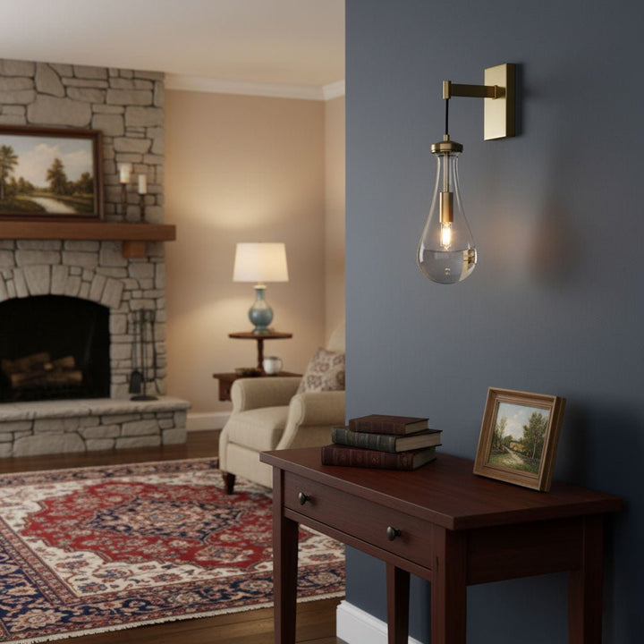 Leontine Glass Wall Lamp