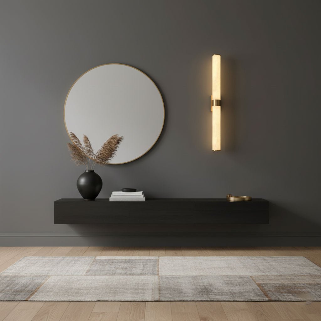 Line Alabaster Wall Light