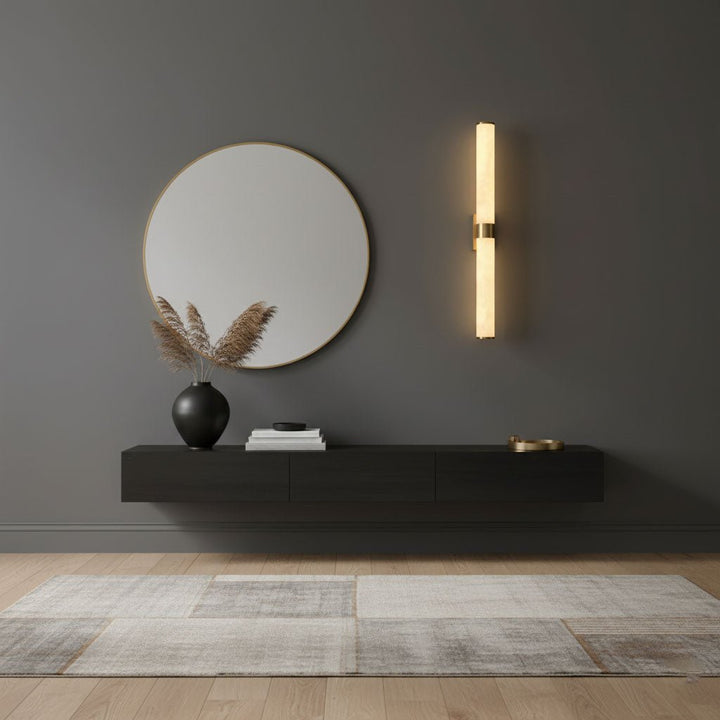 Line Alabaster Wall Light