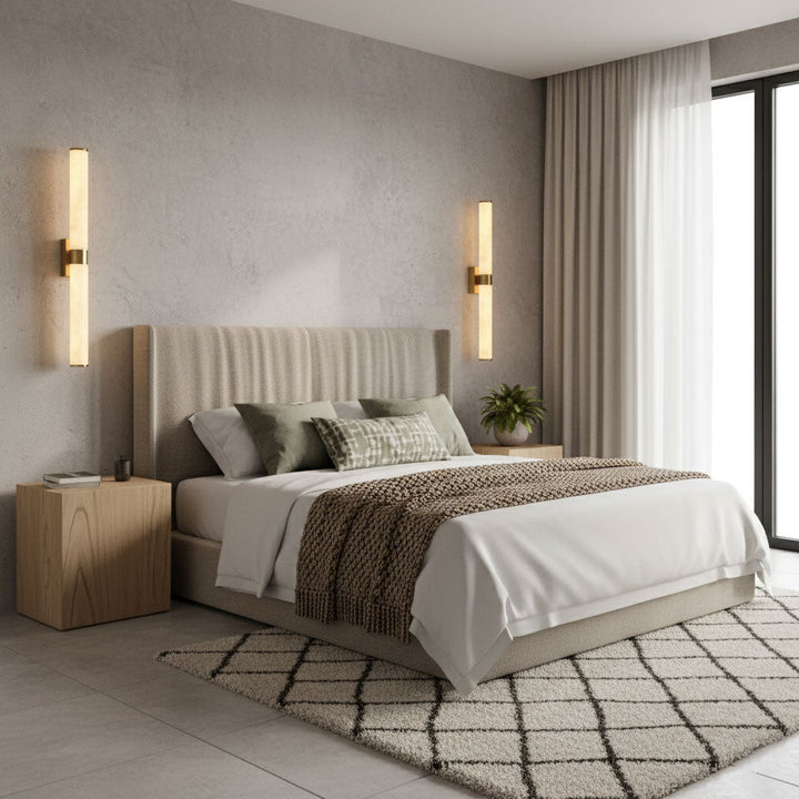 Line Alabaster Wall Light