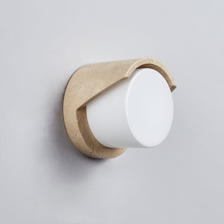 Linus Travertine Wall Light