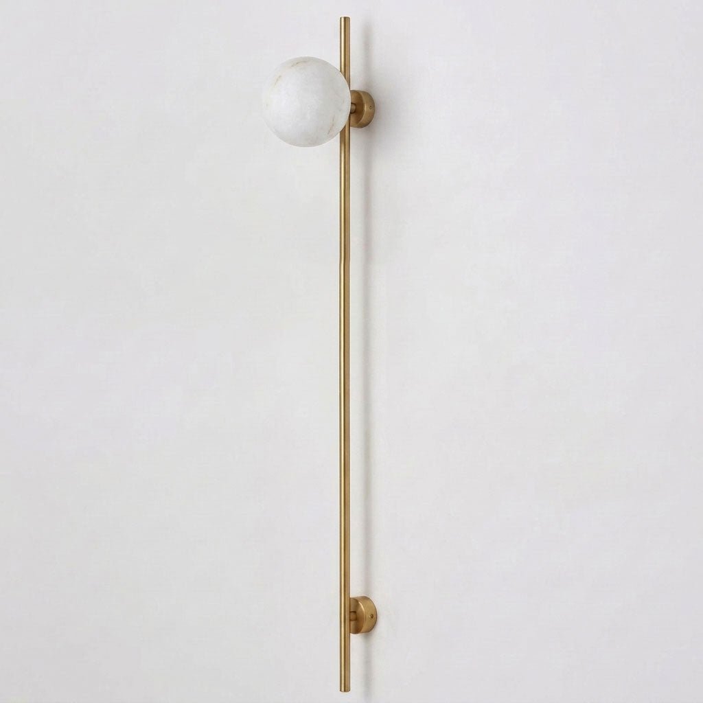 Liora Alabaster Double Globe Wall Sconce