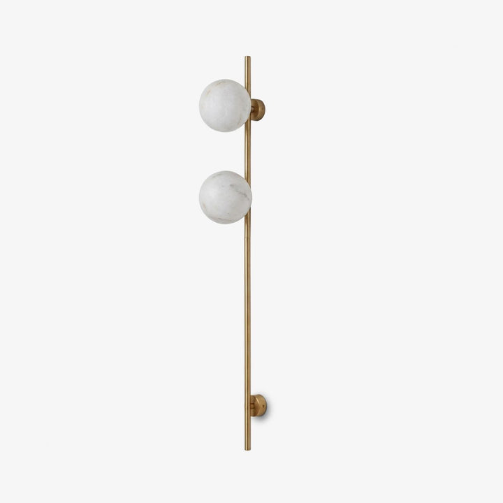 Liora Alabaster Double Globe Wall Sconce