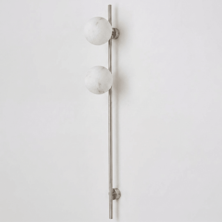 Liora Alabaster Double Globe Wall Sconce