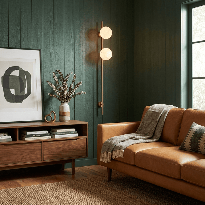 Liora Alabaster Double Globe Wall Sconce