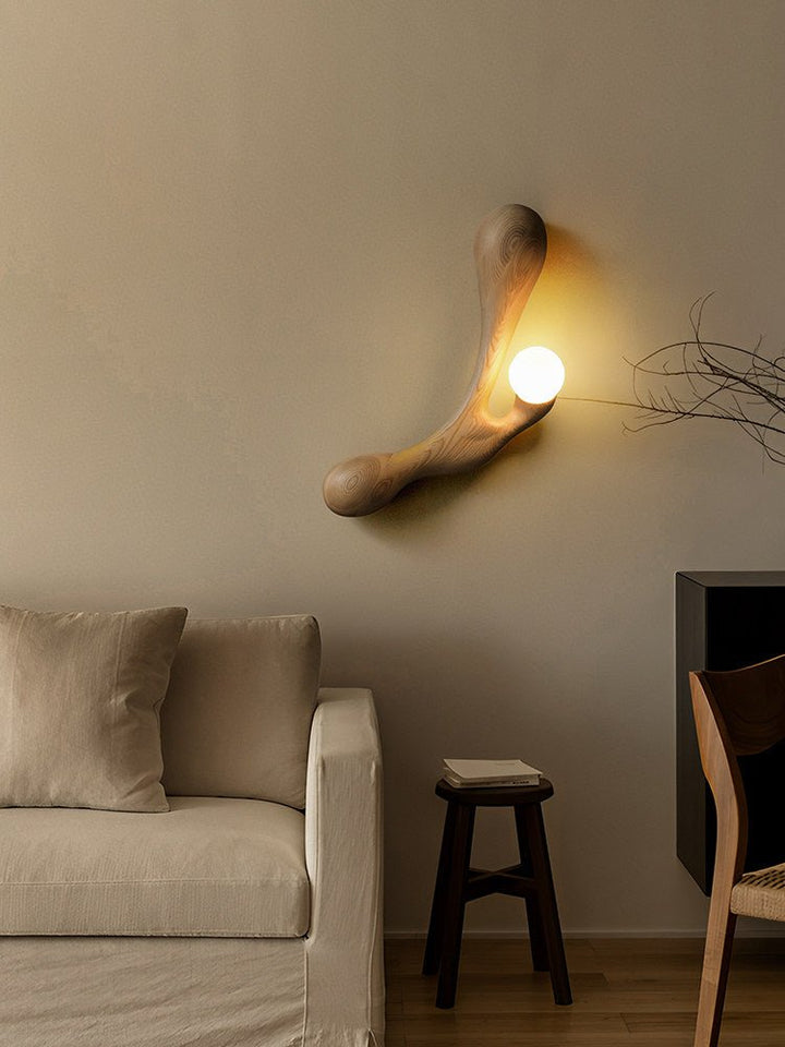 Liora Drift Wood Wall Lamp
