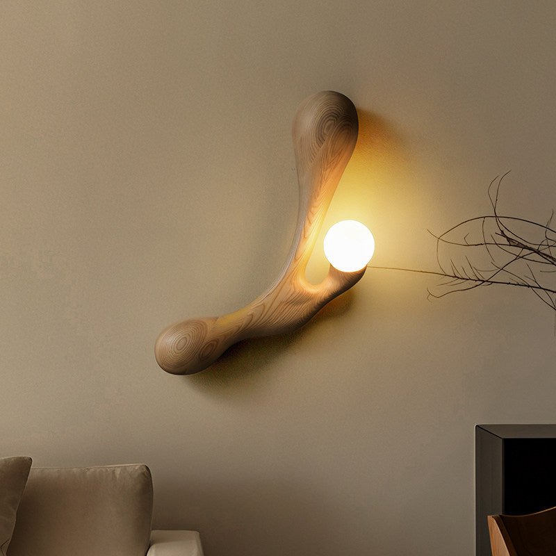 Liora Drift Wood Wall Lamp