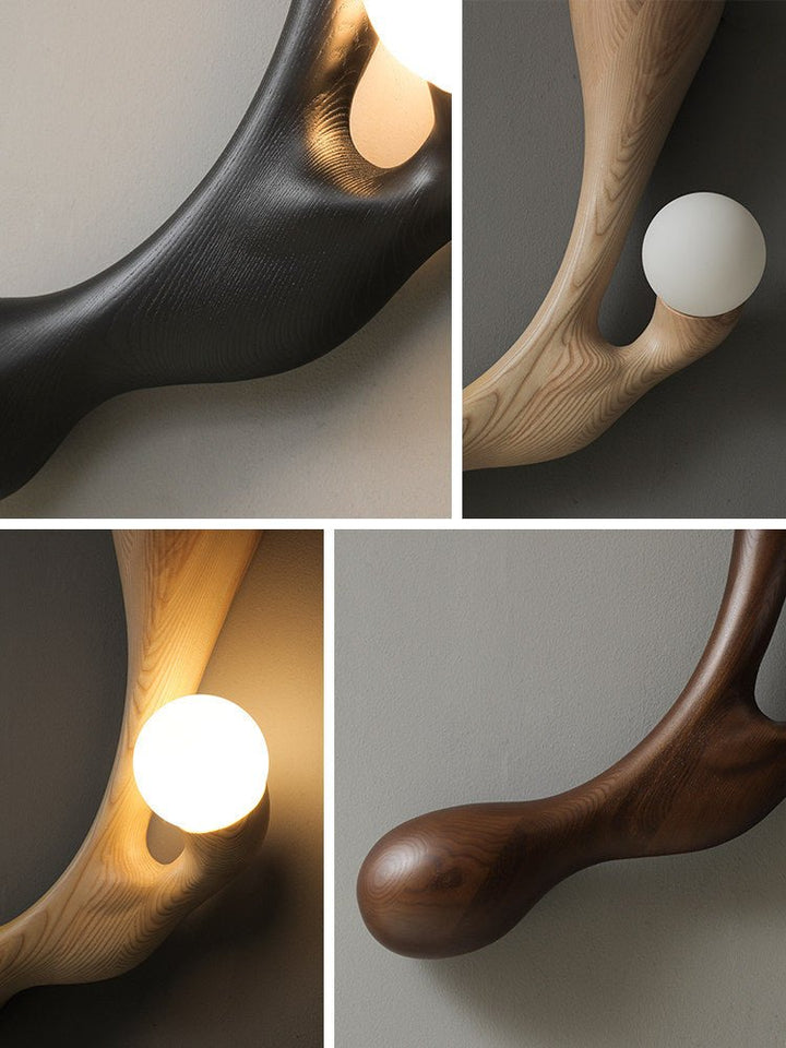 Liora Drift Wood Wall Lamp