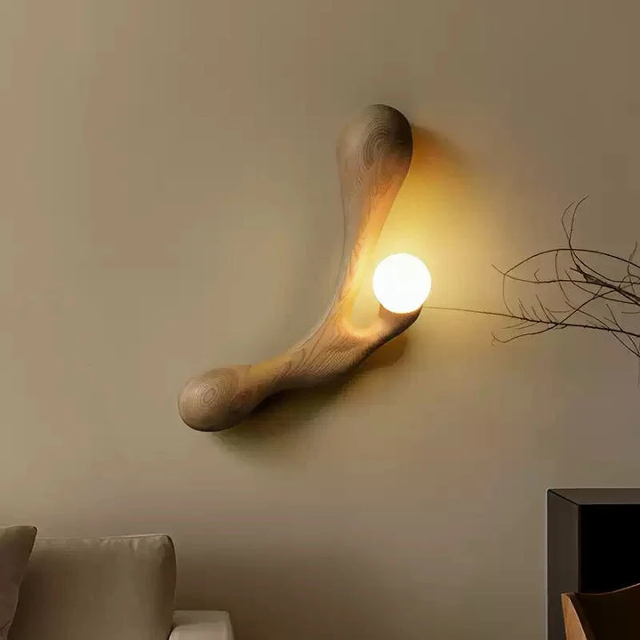 Liora Drift Wood Wall Lamp
