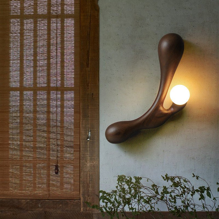 Liora Drift Wood Wall Lamp