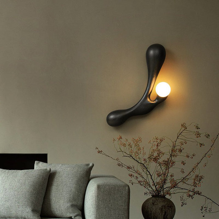 Liora Drift Wood Wall Lamp