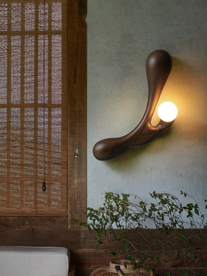 Liora Drift Wood Wall Lamp