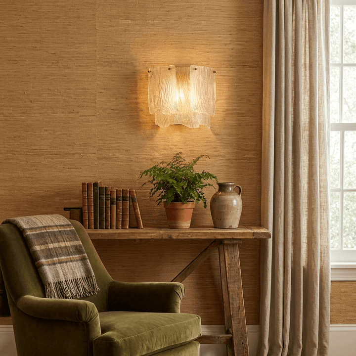 Liora Melted Glass Wall Lamp