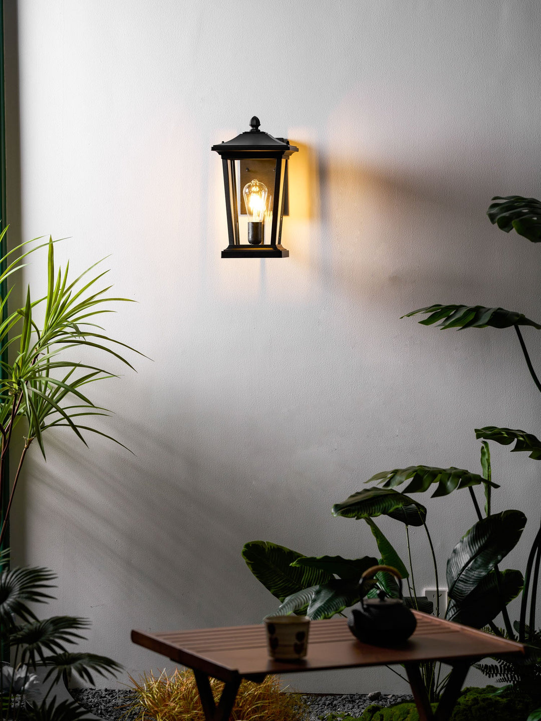Lodge Birdcage Outdoor Wall Lamp