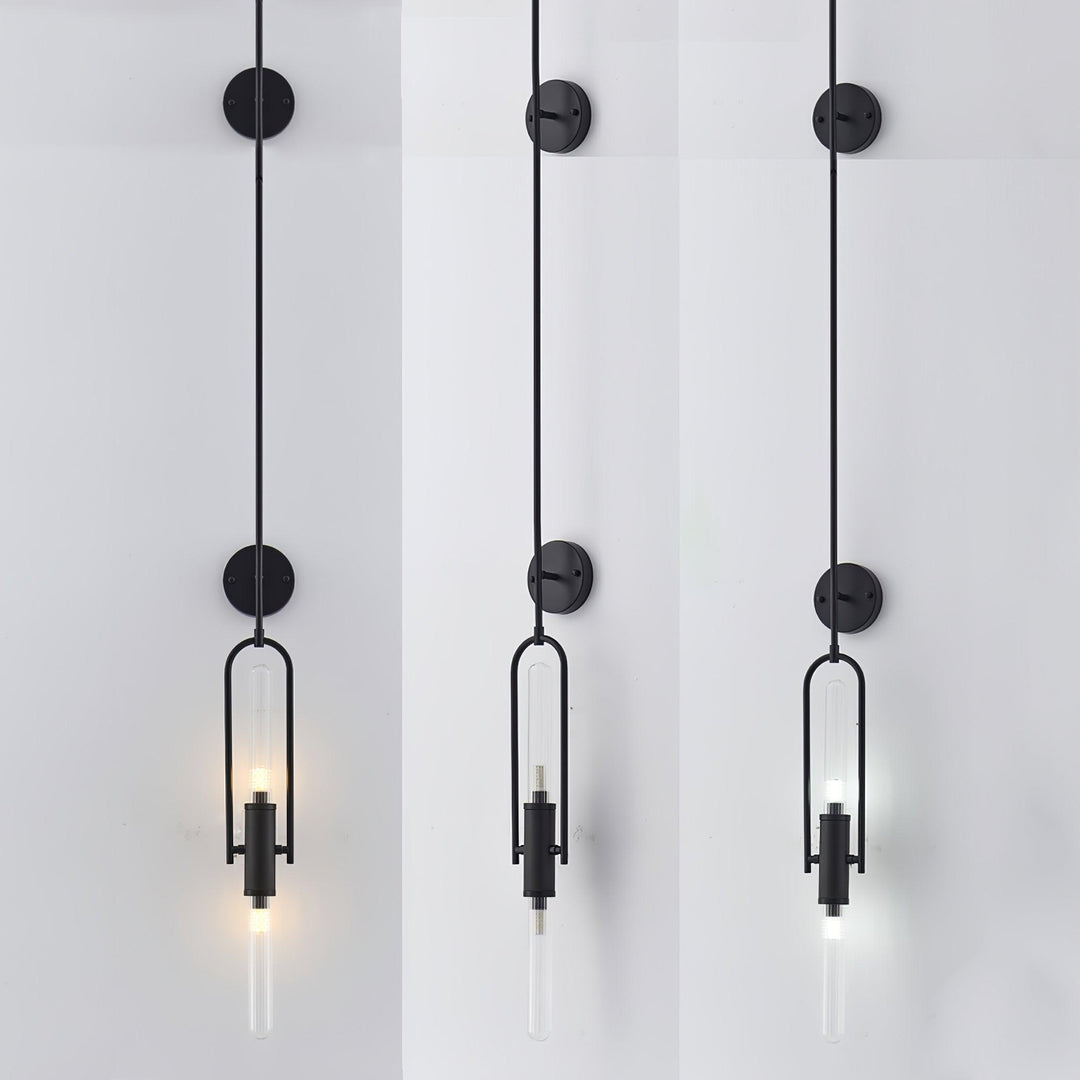 Long Arc Glass Wall Lamp