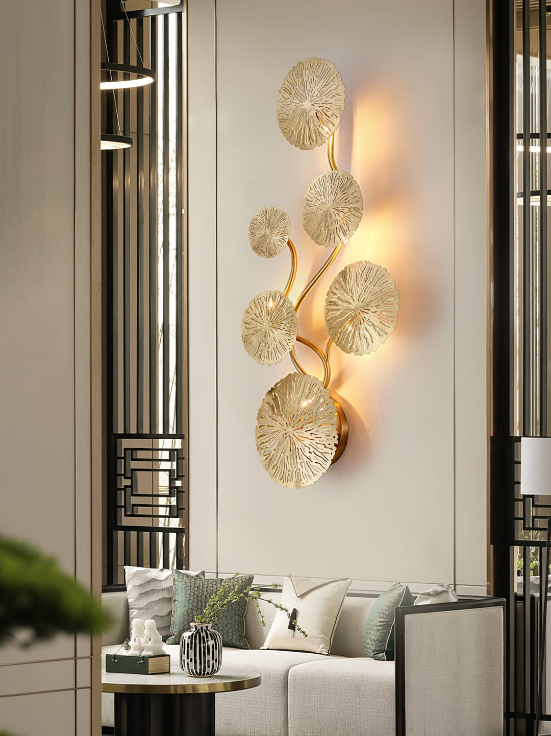 Lotus Leaf Wall Sconce
