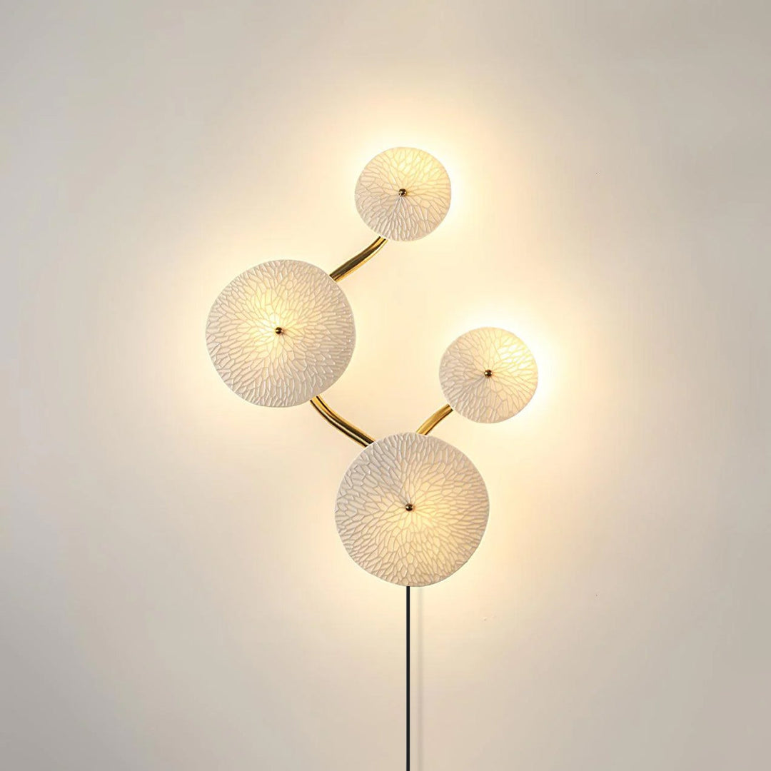 Lotus Petal Plug-in Wall Lamp