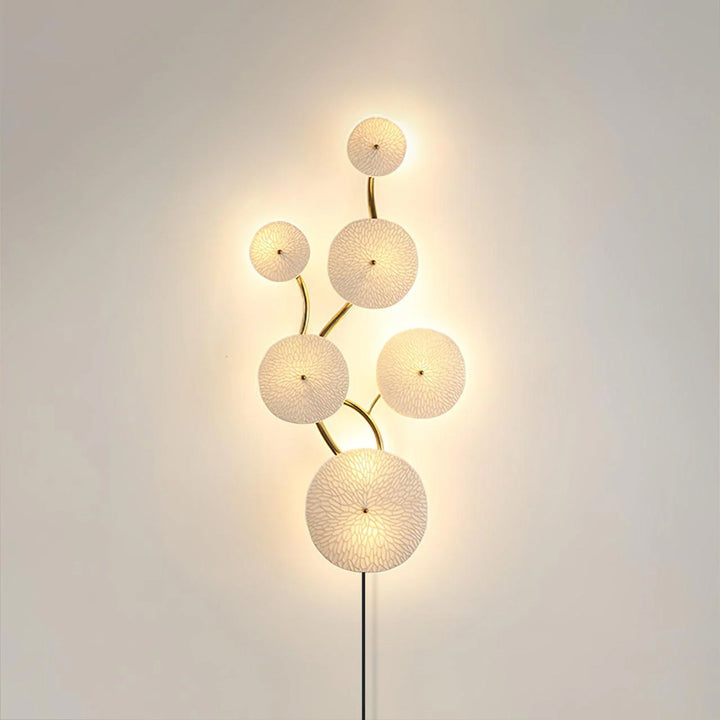 Lotus Petal Plug-in Wall Lamp