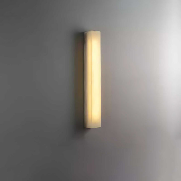 Lucent Pillar Alabaster Wall Light