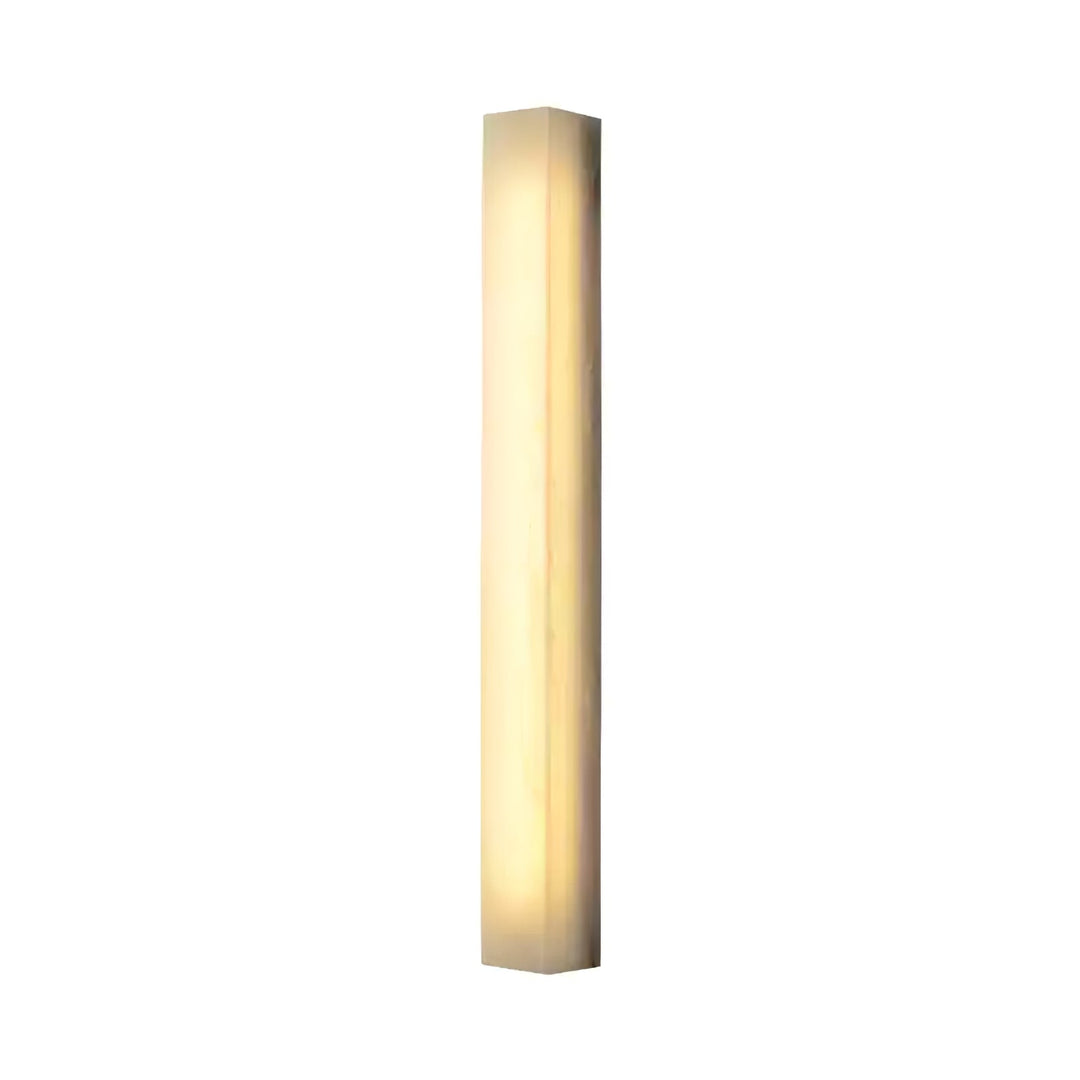 Lucent Pillar Alabaster Wall Light