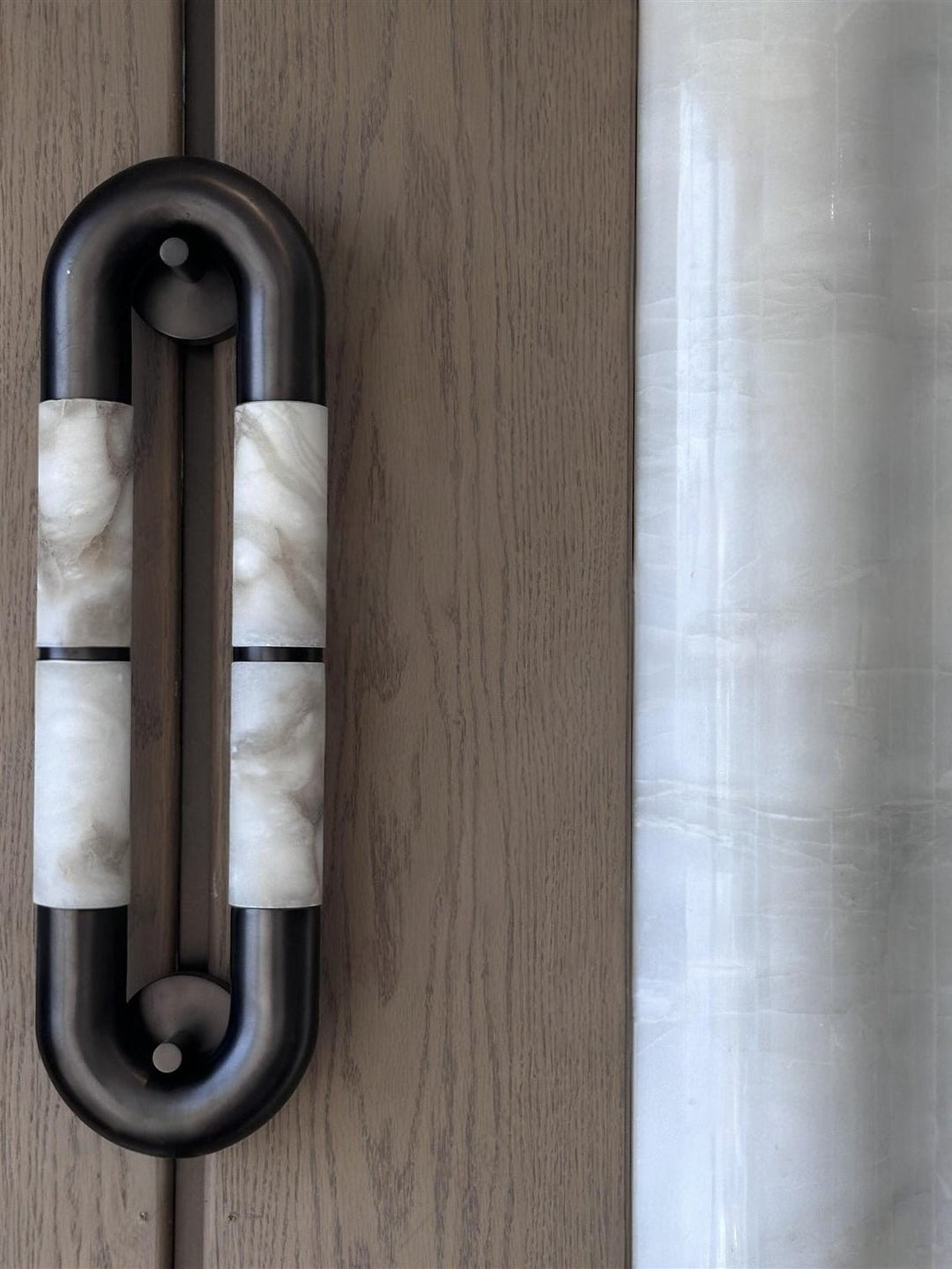 Luma Arc Twin Alabaster Sconce