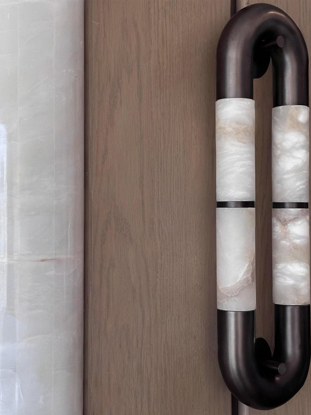 Luma Arc Twin Alabaster Sconce