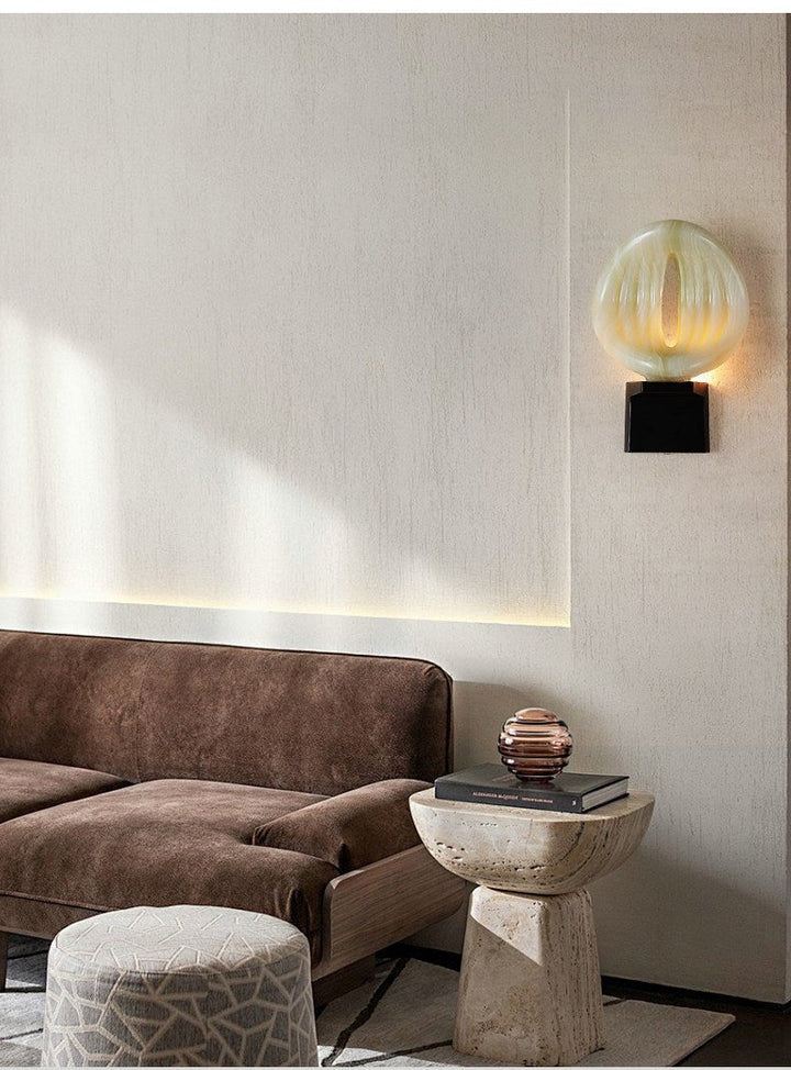 Lumen Rift Alabaster Wall Lamp