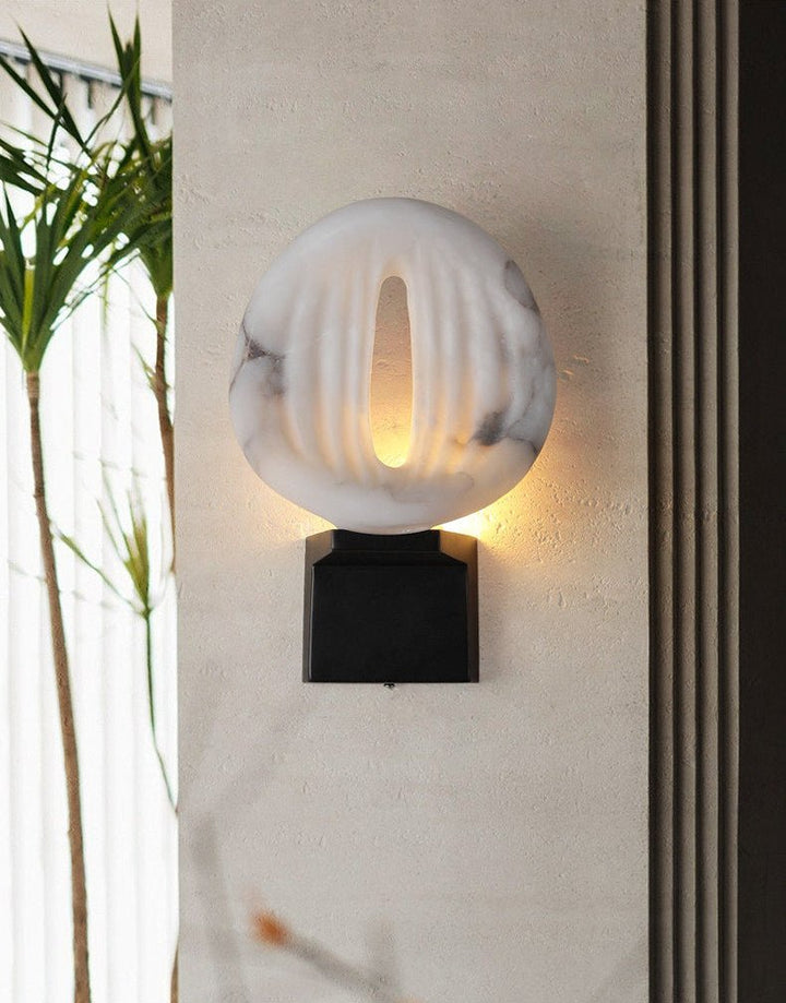 Lumen Rift Alabaster Wall Lamp