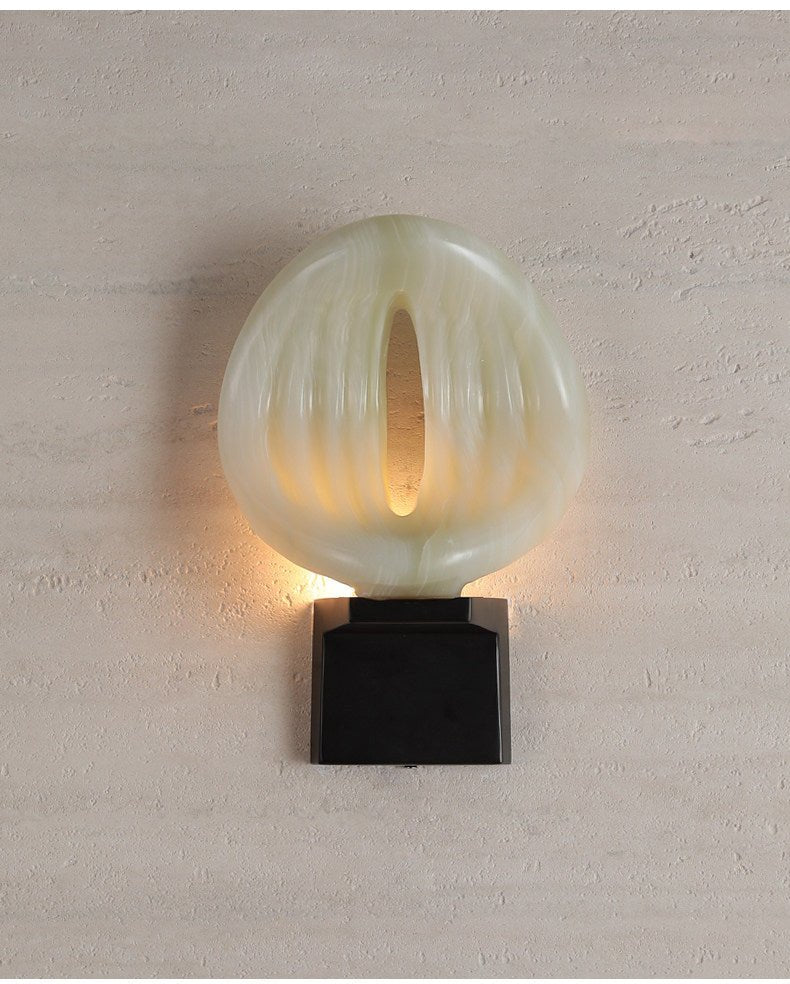Lumen Rift Alabaster Wall Lamp