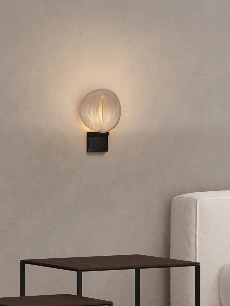 Lumen Rift Alabaster Wall Lamp