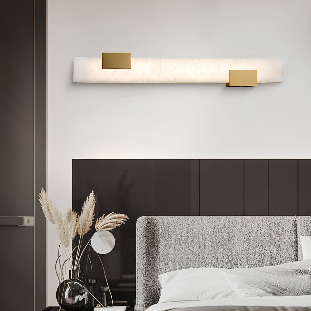 Lumen Bar Alabaster Wall Sconce