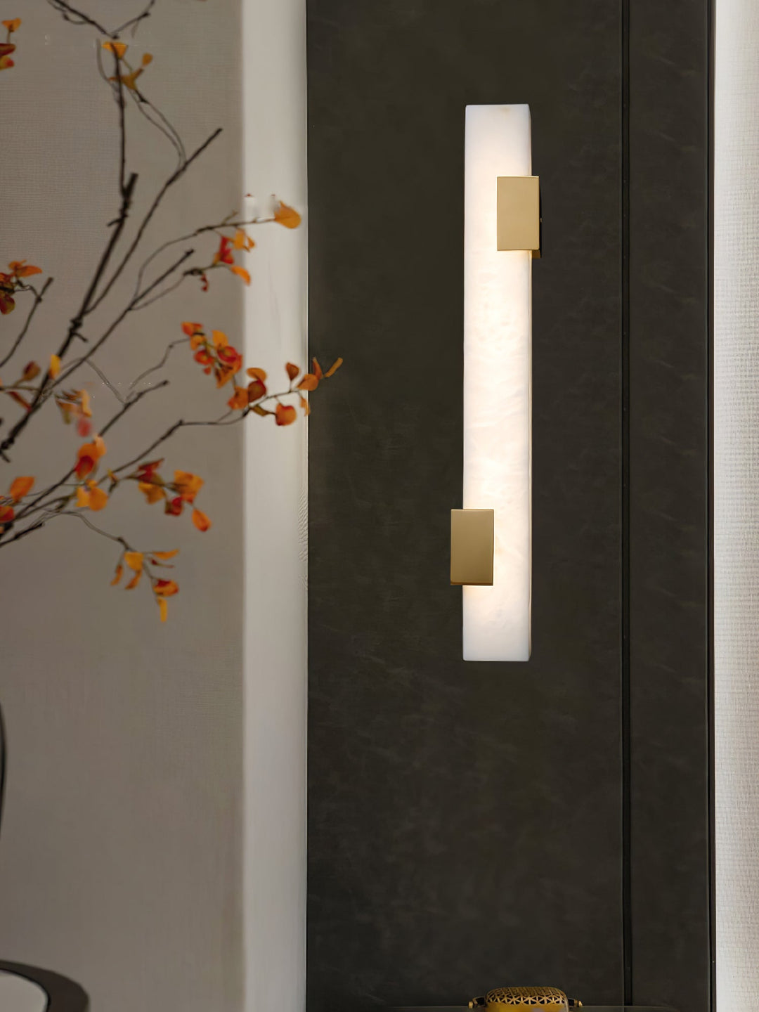 Lumen Bar Alabaster Wall Sconce