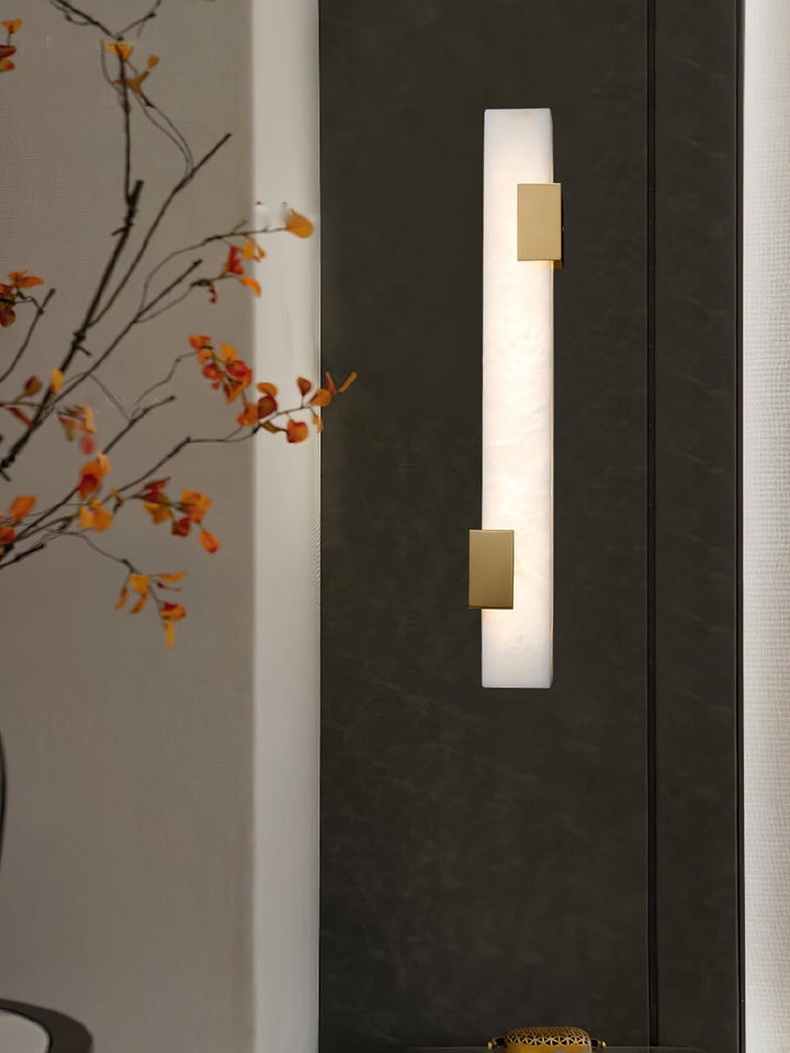 Lumen Bar Alabaster Wall Sconce