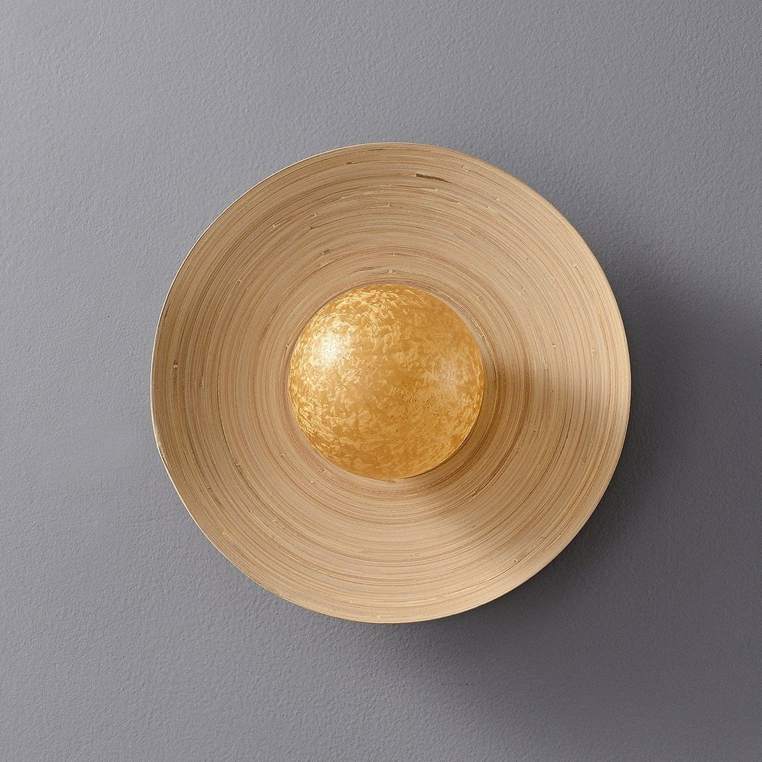 Luminous Bamboo Halo Wall Lamp