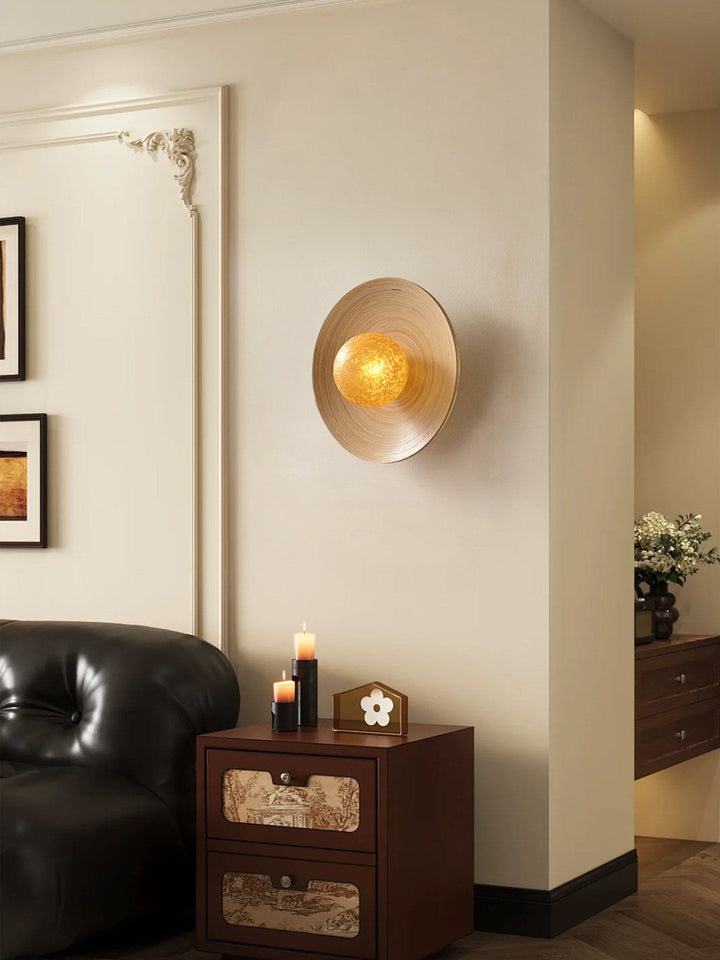 Luminous Bamboo Halo Wall Lamp