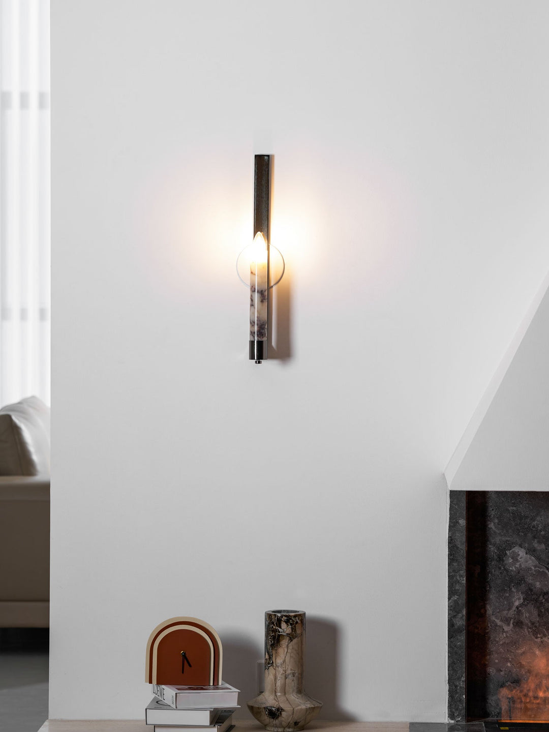 Lumivolt Alabaster Wall Sconce