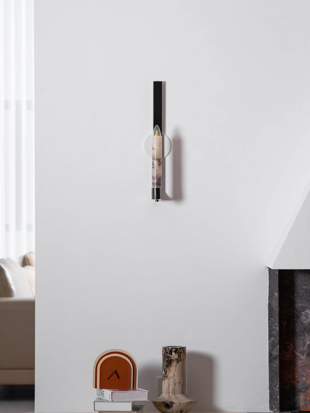 Lumivolt Alabaster Wall Sconce