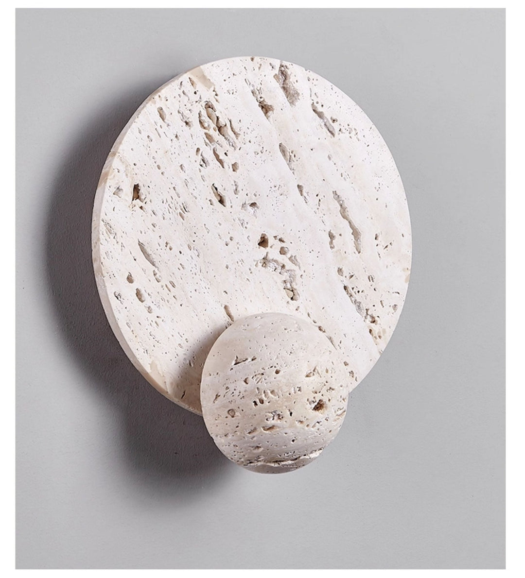 Luna Travertine Sconce