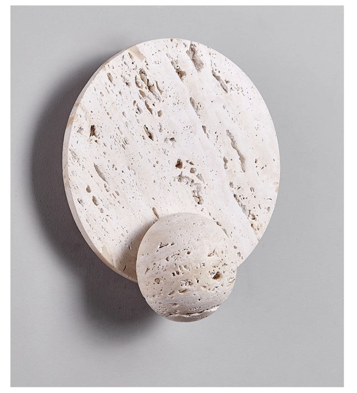 Luna Travertine Sconce