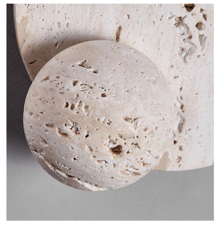 Luna Travertine Sconce